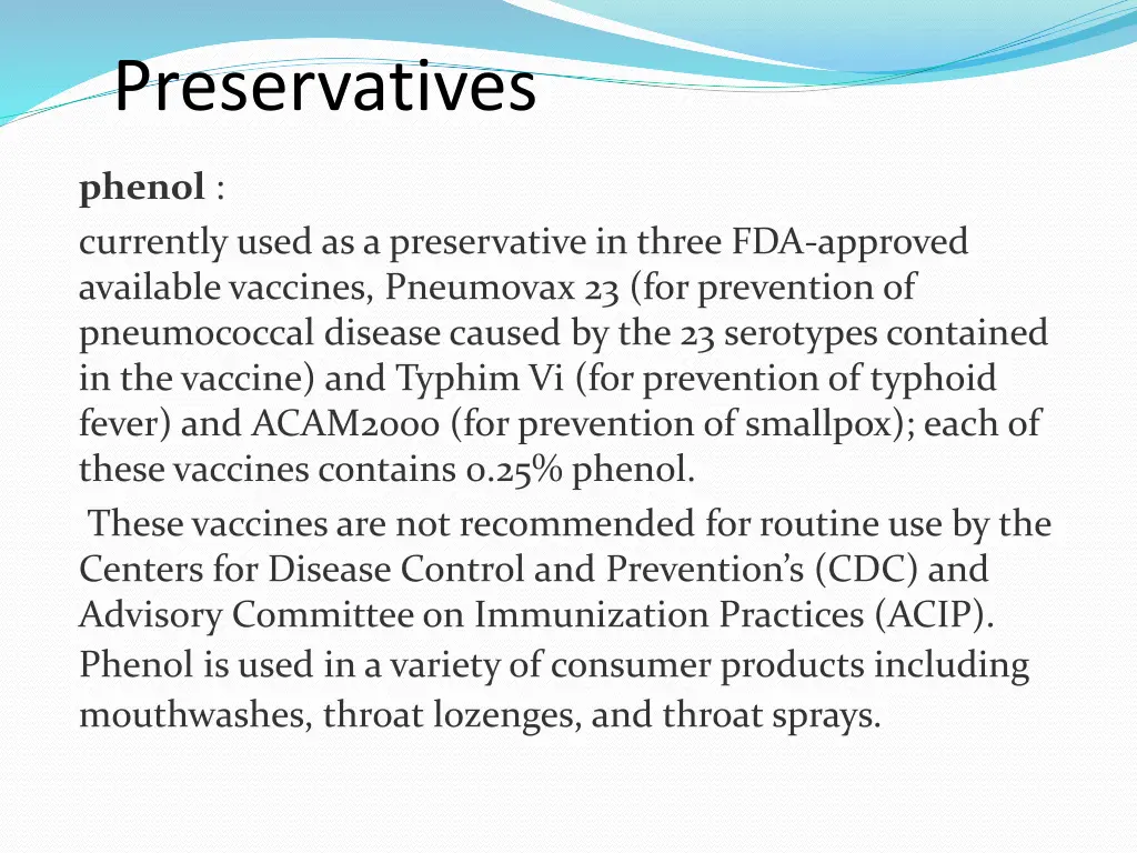 preservatives 2