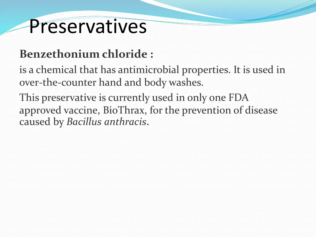 preservatives 3