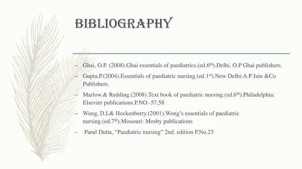 bibliography