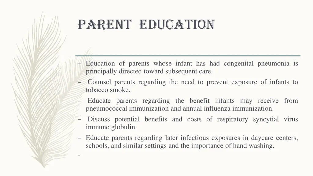 parent education