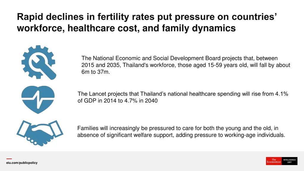 rapid declines in fertility rates put pressure