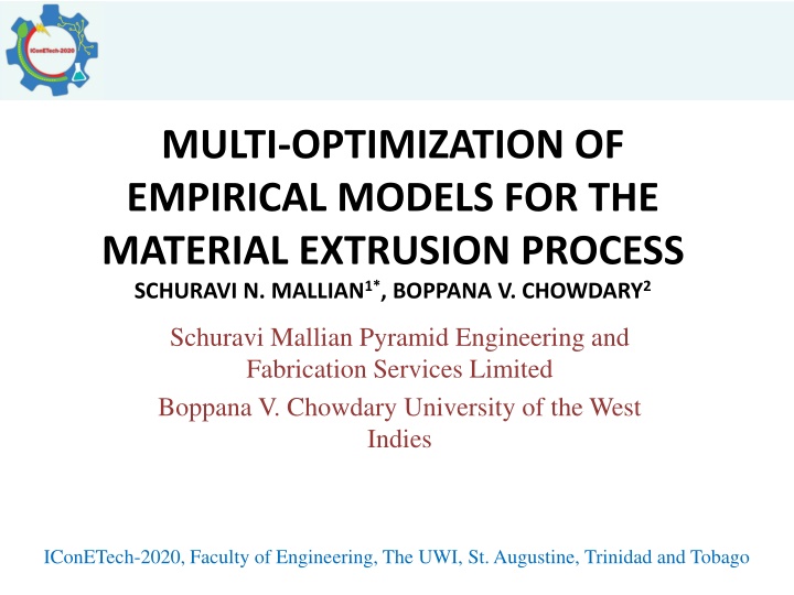 multi optimization of empirical models