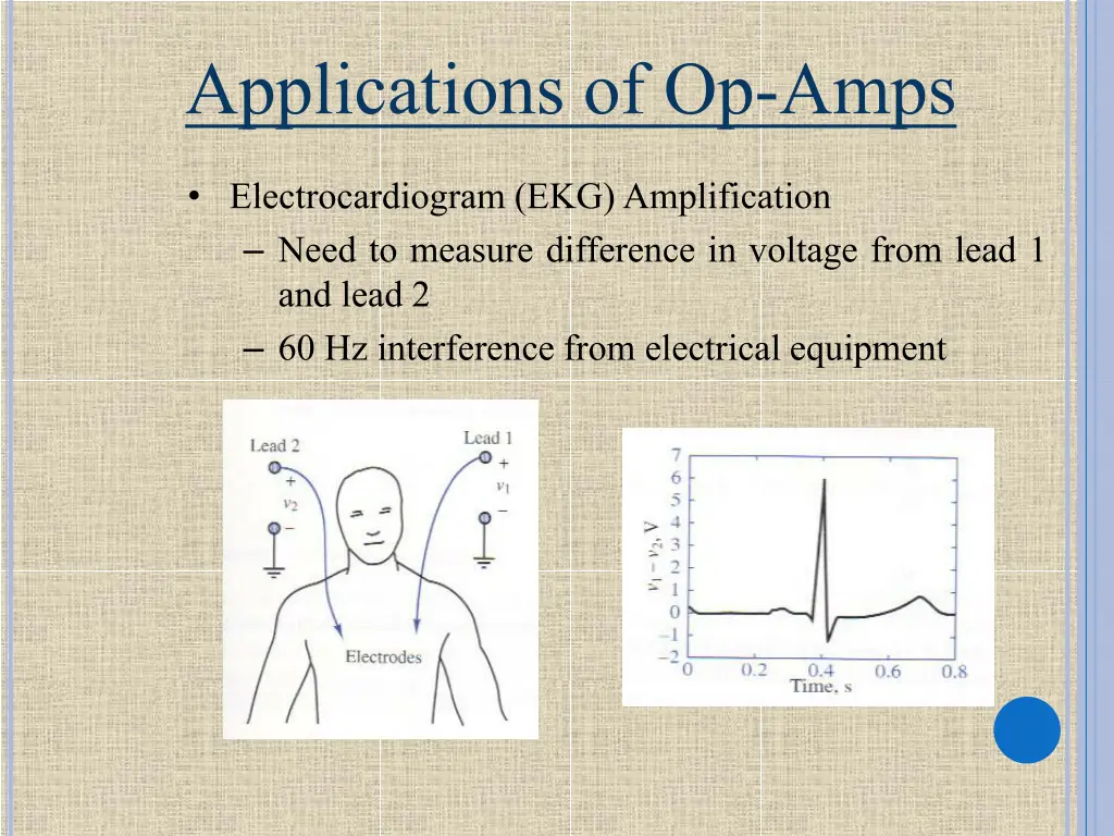 applications of op amps