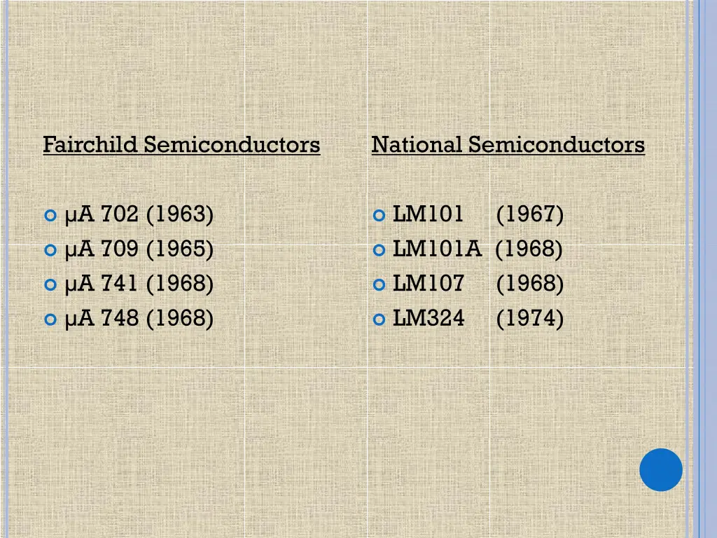 fairchild semiconductors