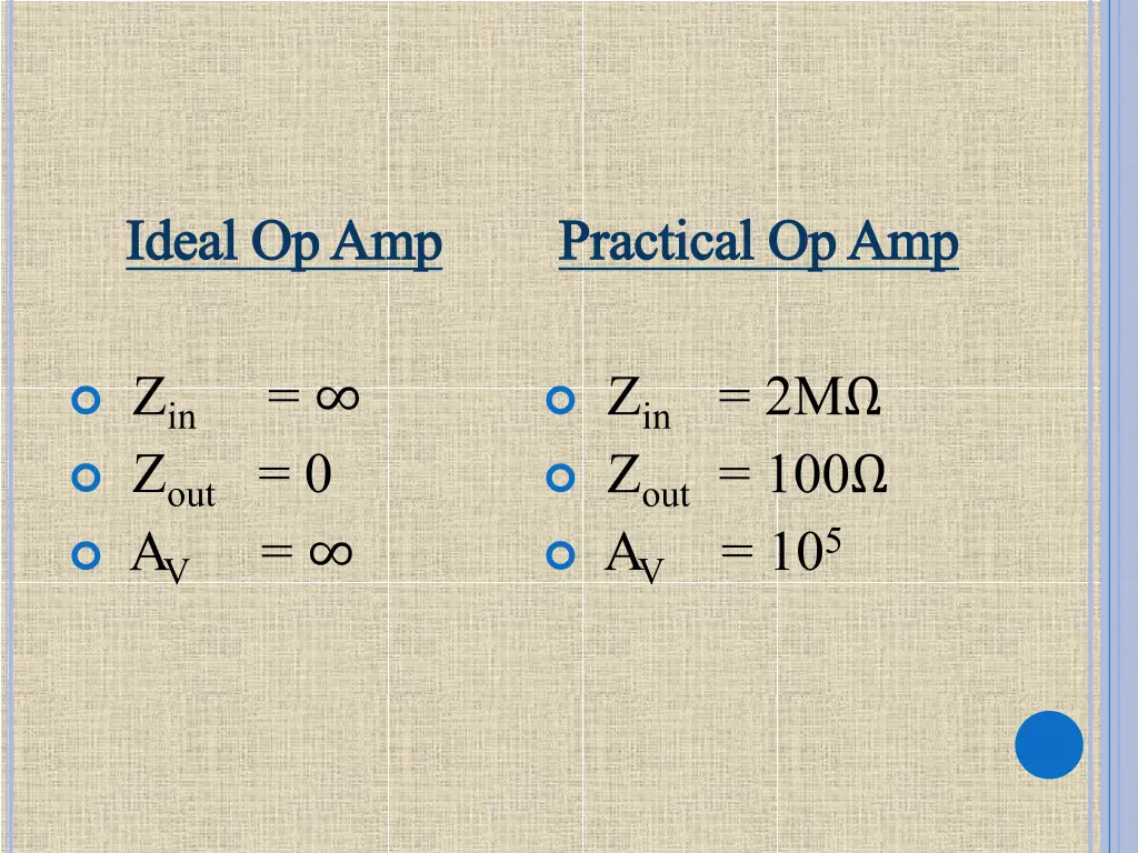 ideal op amp ideal op amp