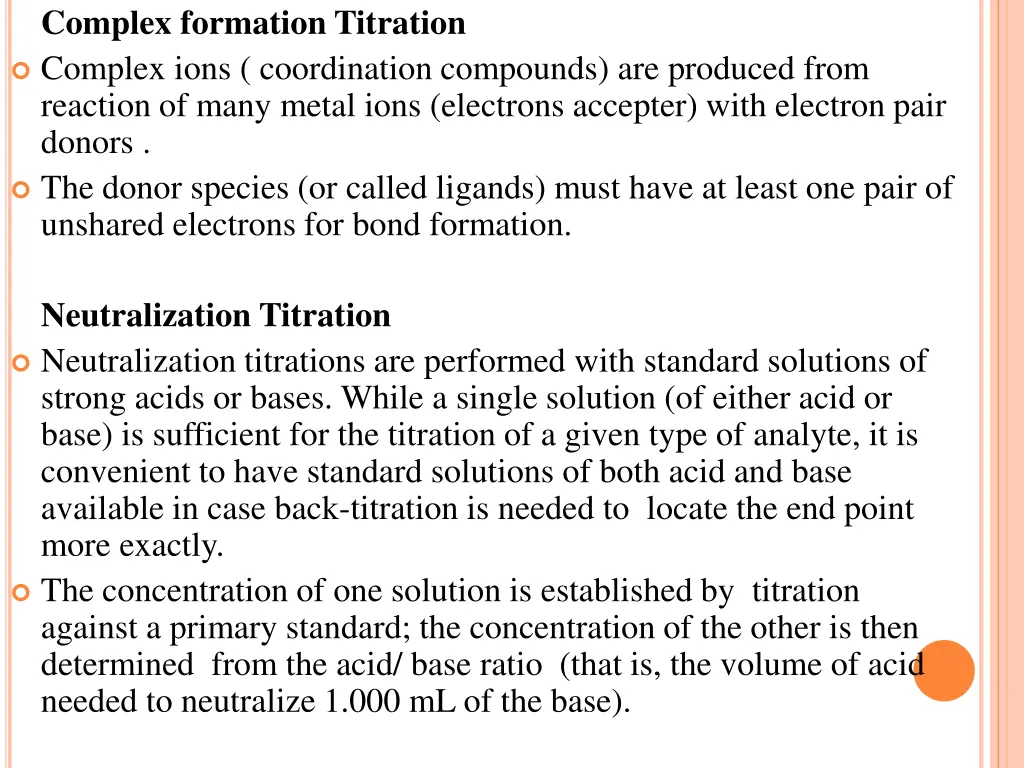 complex formation titration complex ions