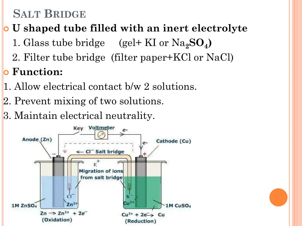 s alt b ridge u shaped tube filled with an inert