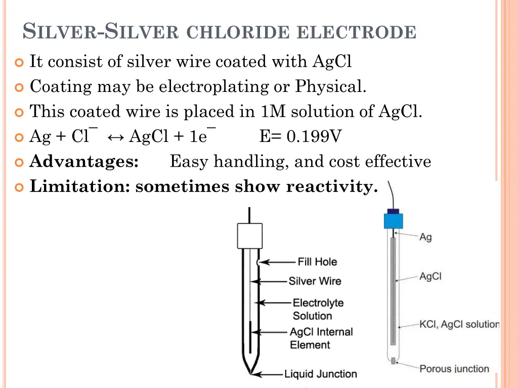 s ilver s ilver chloride electrode