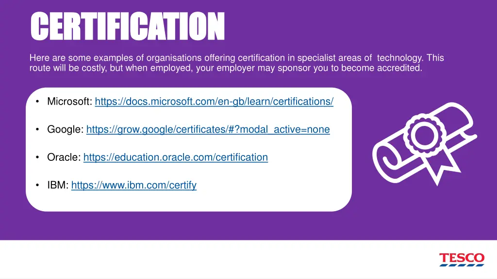 certification certification