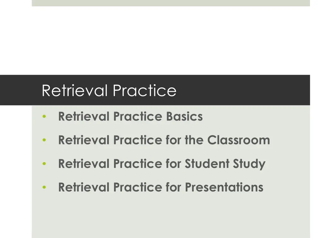 retrieval practice 1