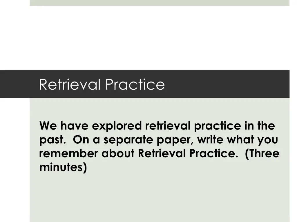 retrieval practice 2