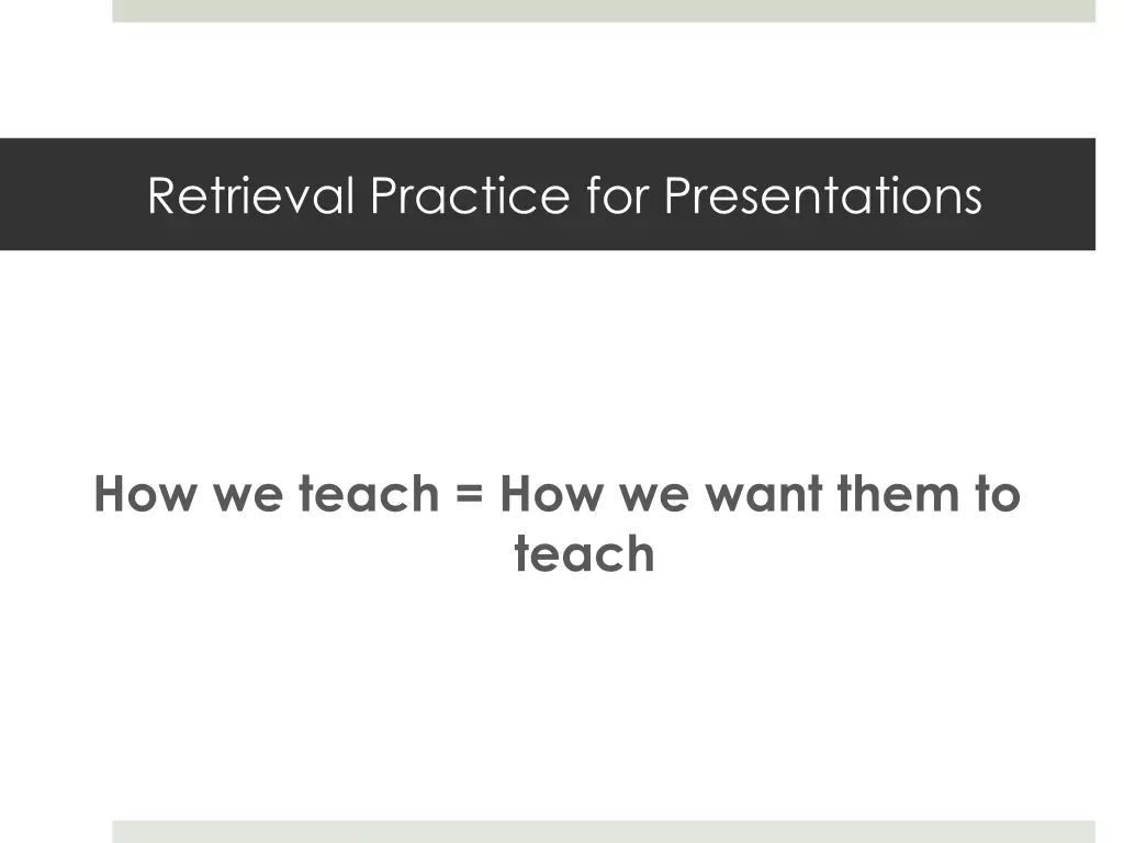 retrieval practice for presentations