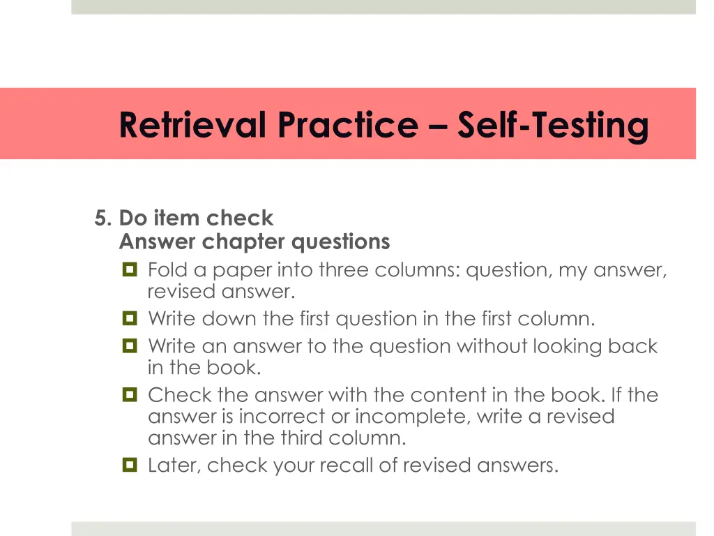 retrieval practice self testing 6