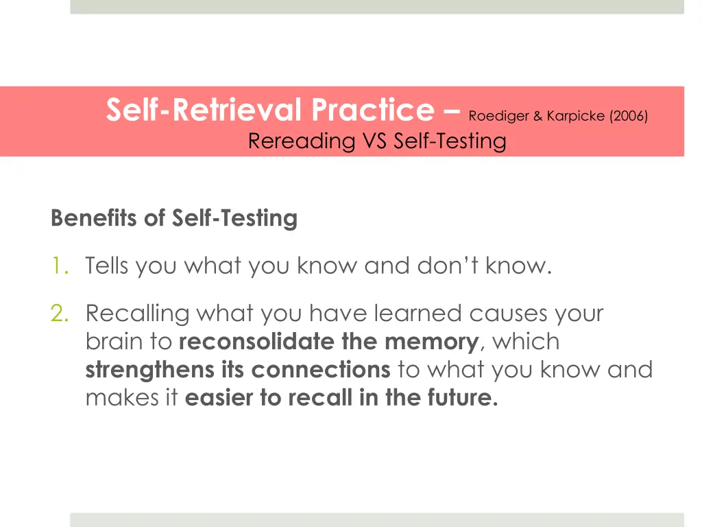 self retrieval practice roediger karpicke 2006 1