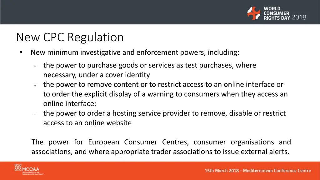 new cpc regulation