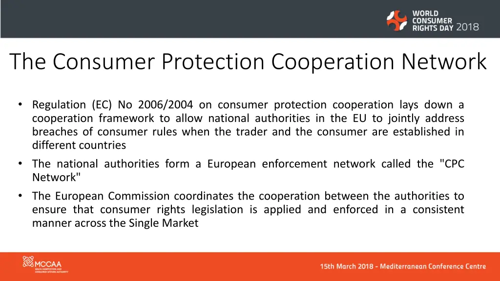 the consumer protection cooperation network