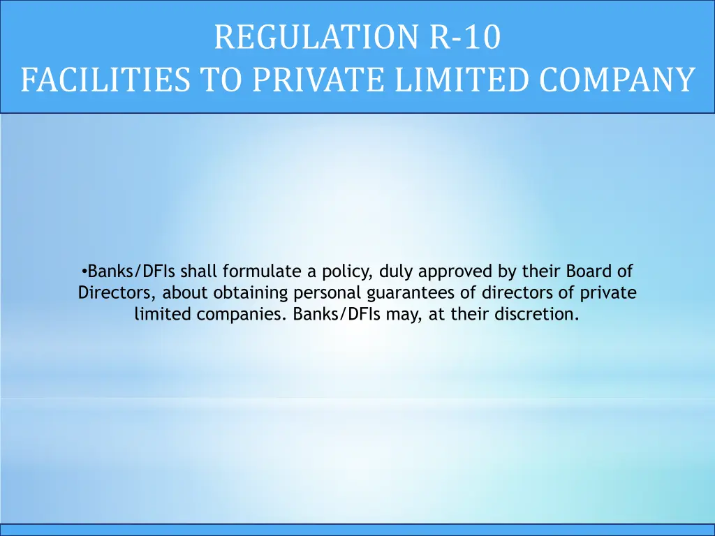 regulation r 10