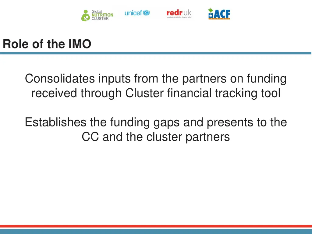 role of the imo