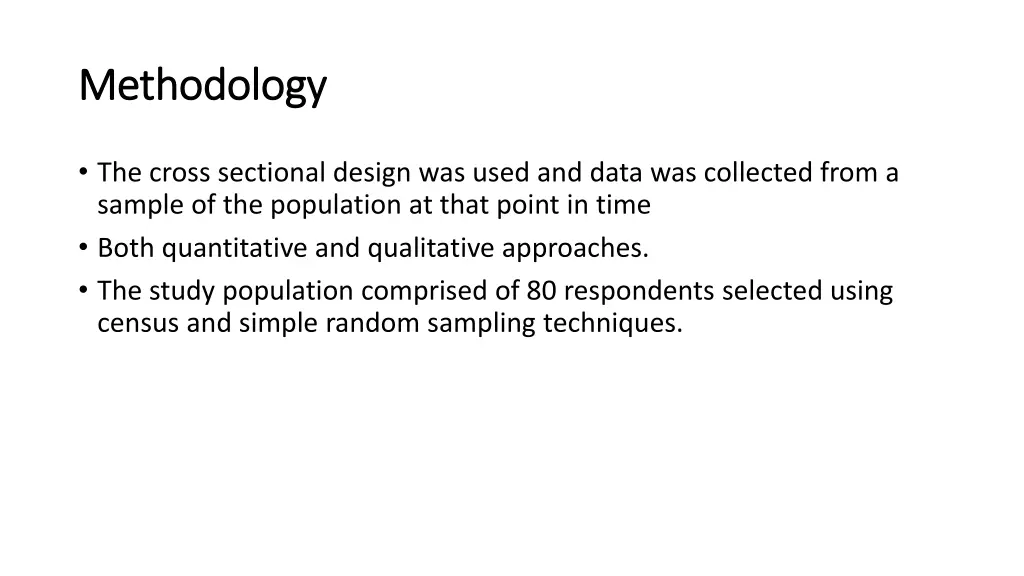 methodology methodology