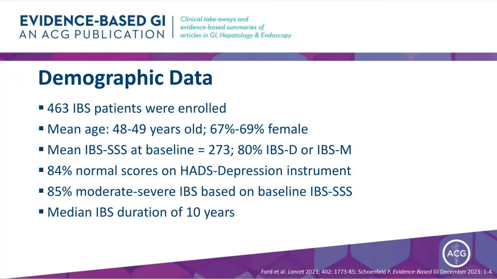 demographic data