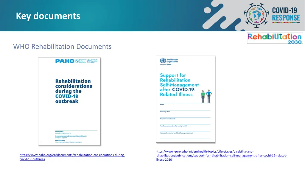 key documents