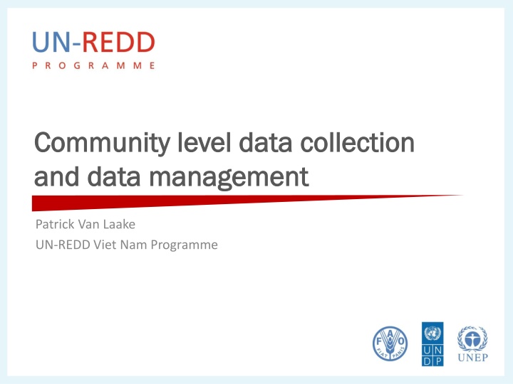 community level data collection community level