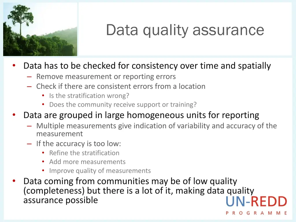 data quality assurance