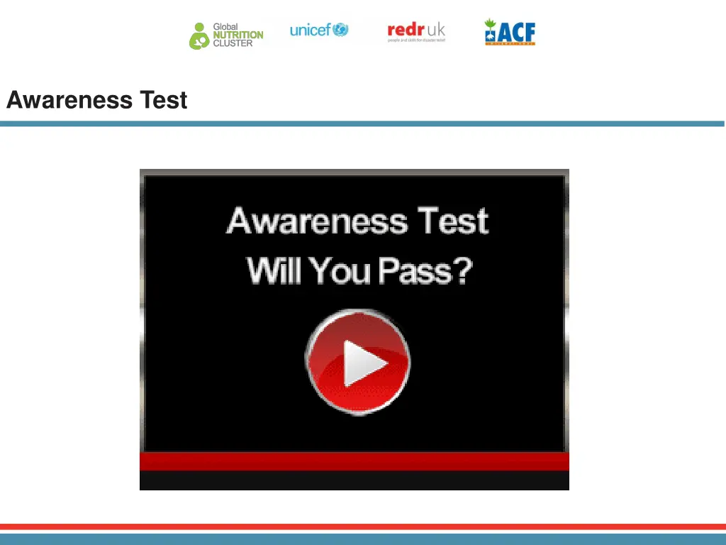 awareness test