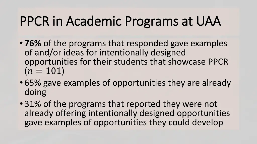 ppcr in academic programs at uaa ppcr in academic