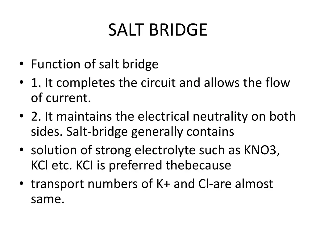 salt bridge