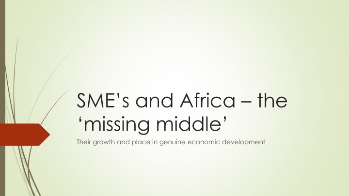 sme s and africa the missing middle their growth