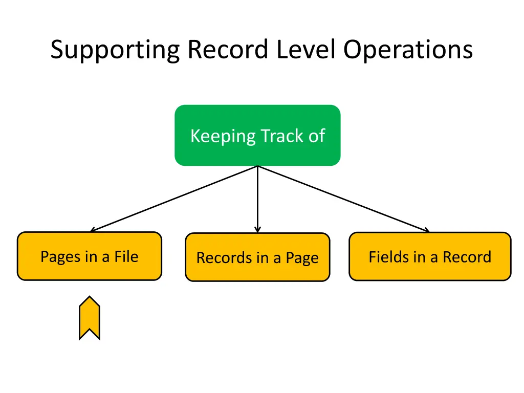 supporting record level operations