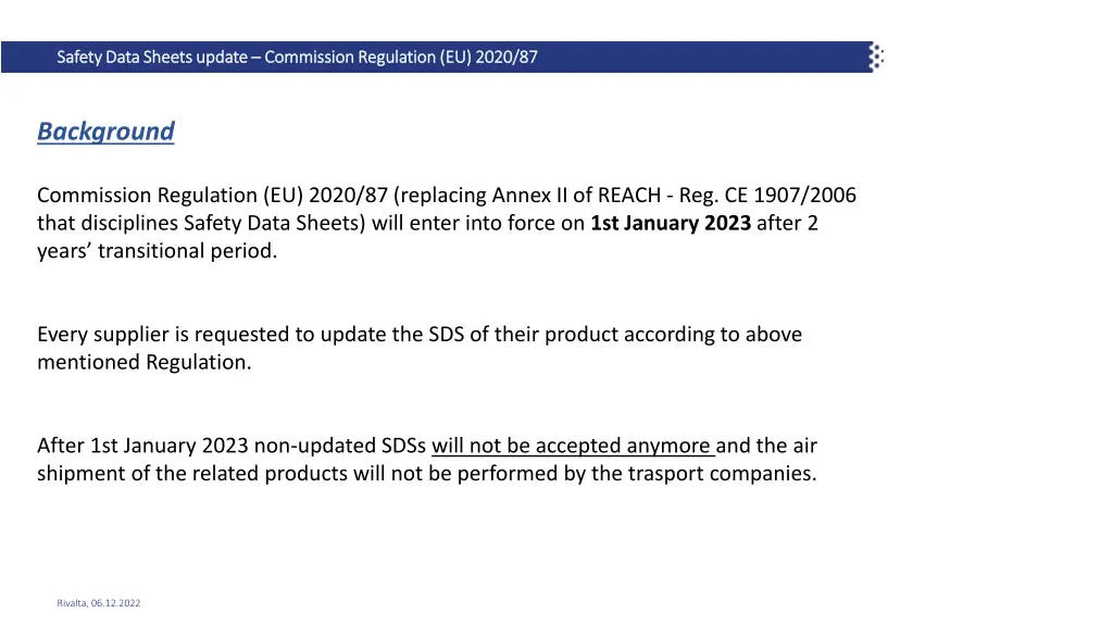 safety data sheets update safety data sheets