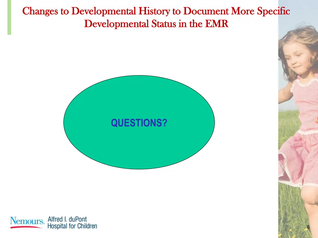 changes to developmental history to document more 2