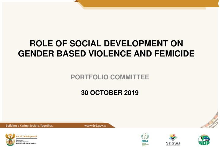 role of social development on gender based