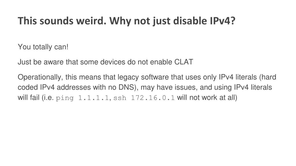 this sounds weird why not just disable ipv4