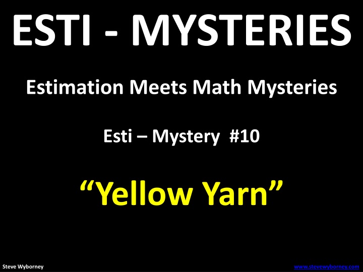 esti mysteries