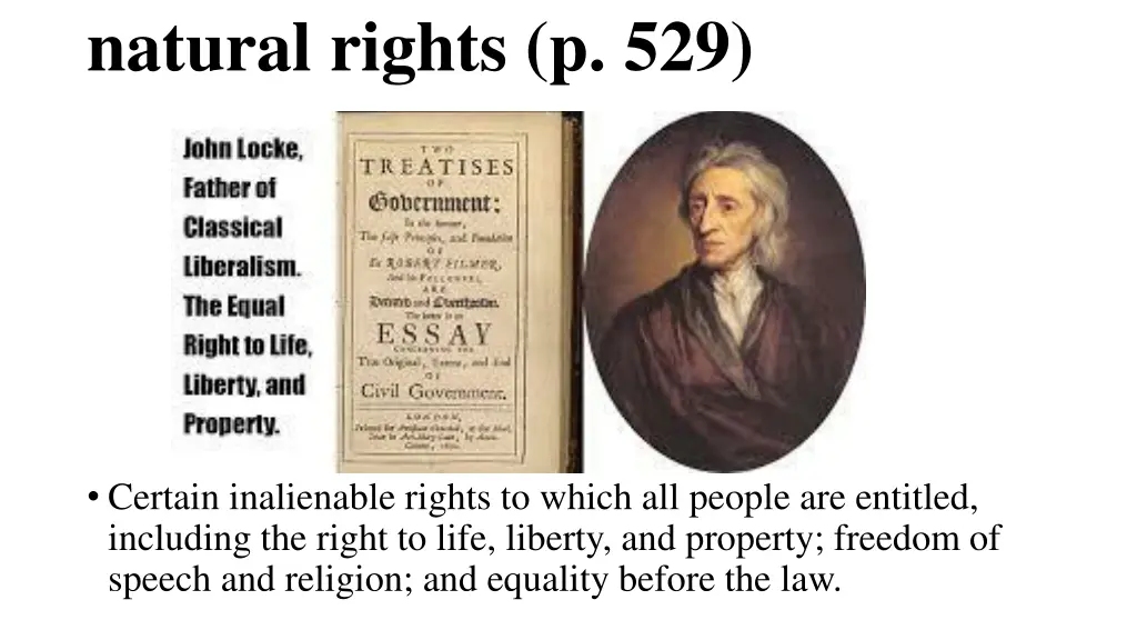 natural rights p 529