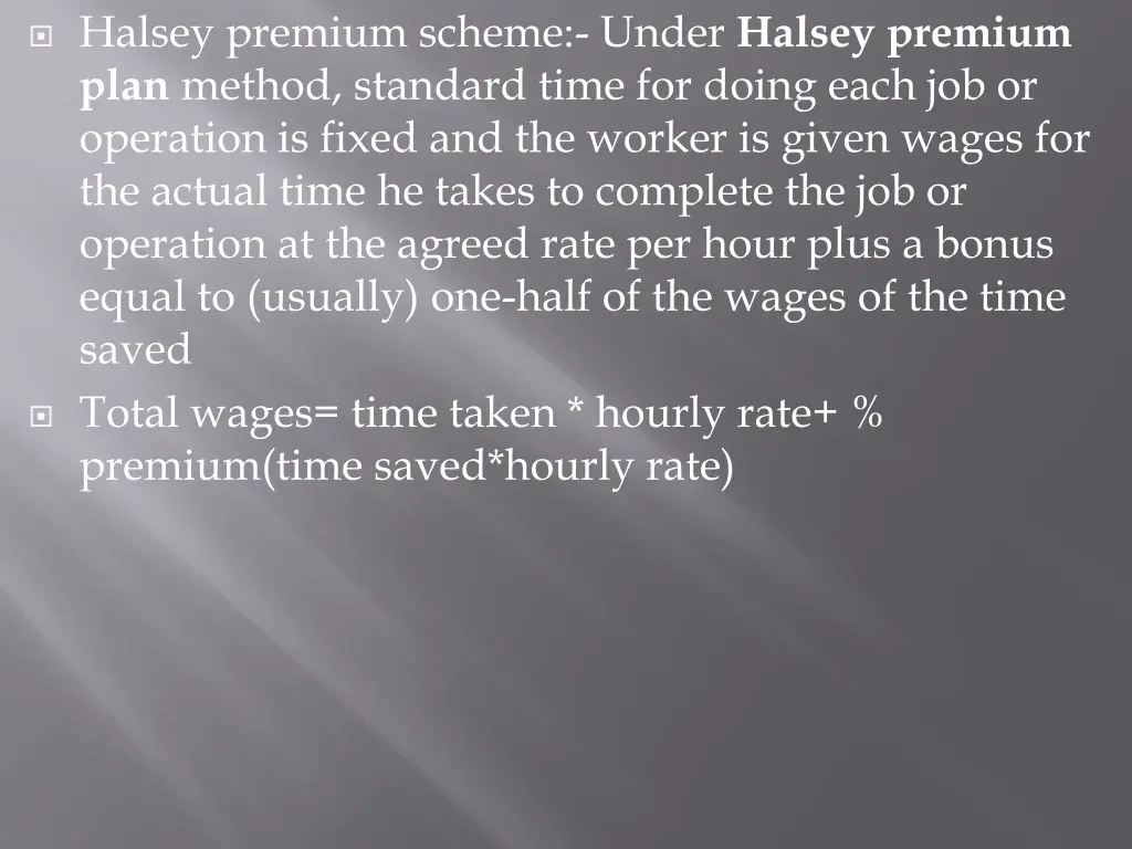 halsey premium scheme under halsey premium plan