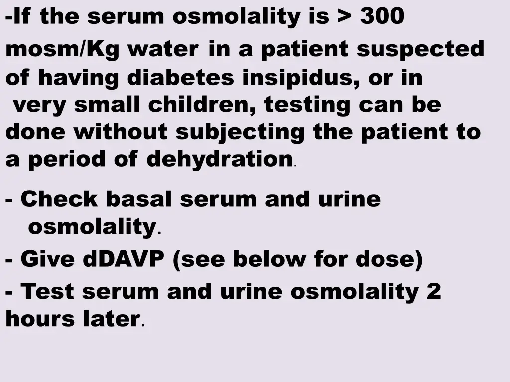 if the serum osmolality is 300 mosm kg water