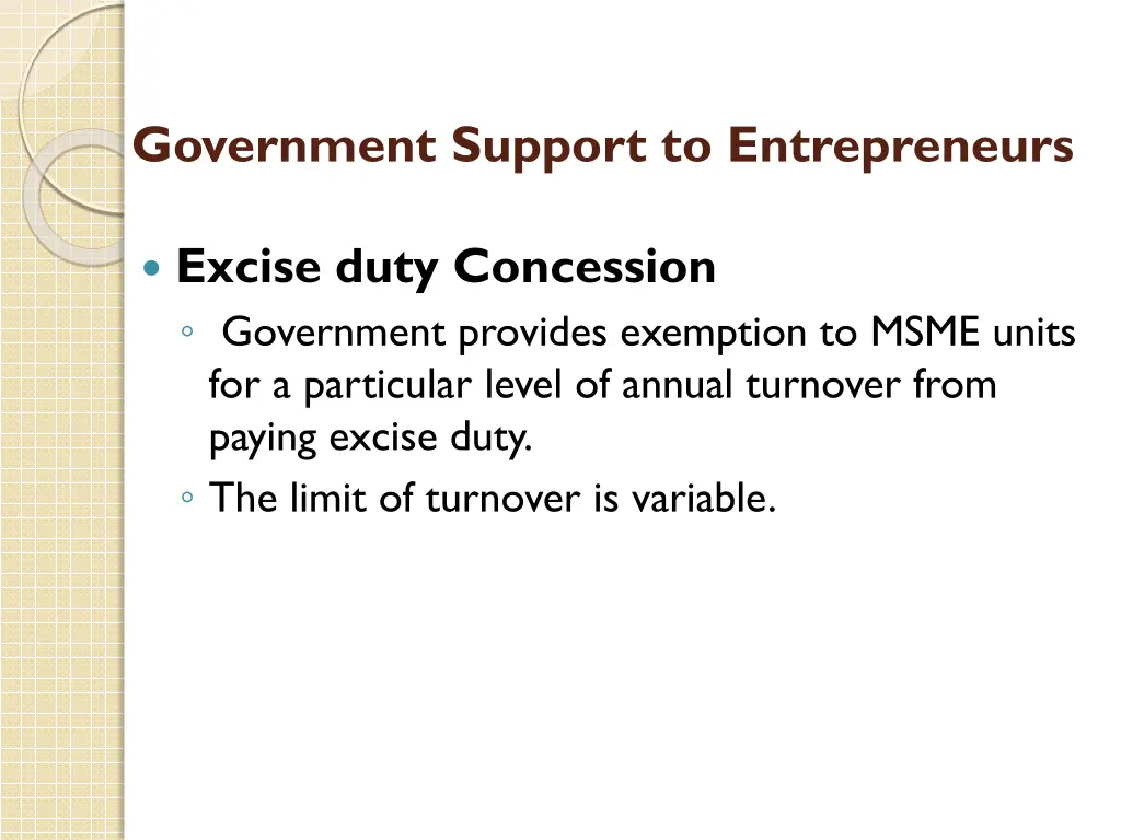 government support to entrepreneurs 3