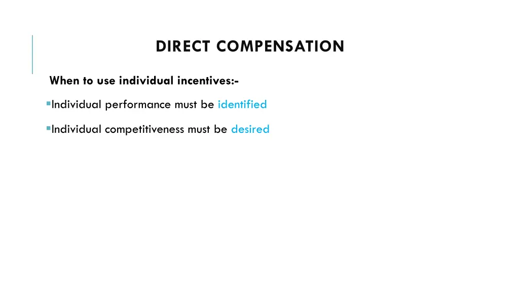 direct compensation 3