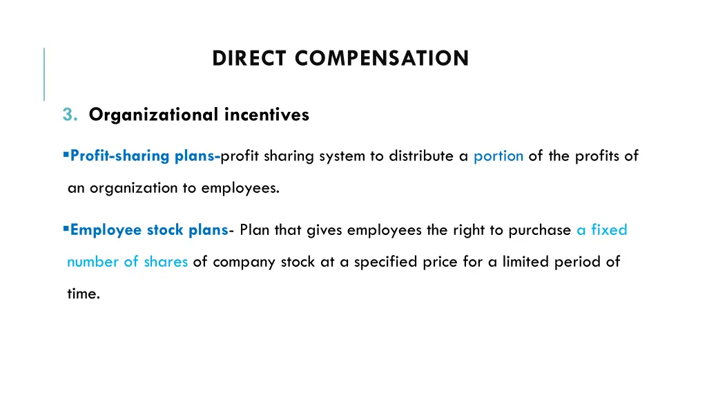 direct compensation 8