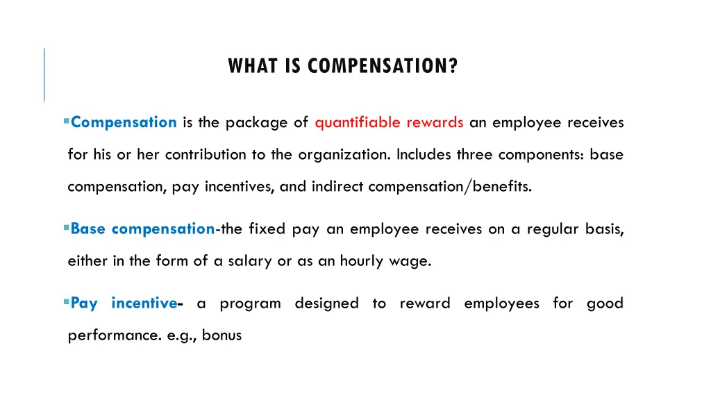 what is compensation