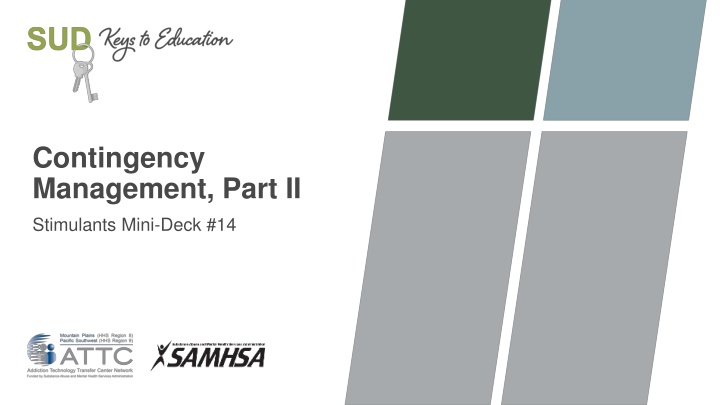 contingency management part ii stimulants mini