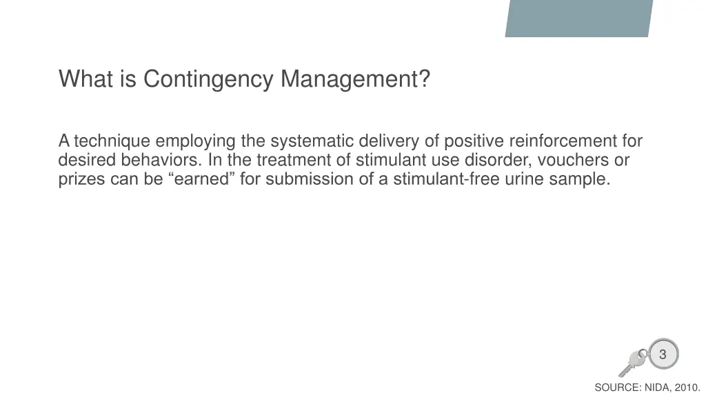 what is contingency management