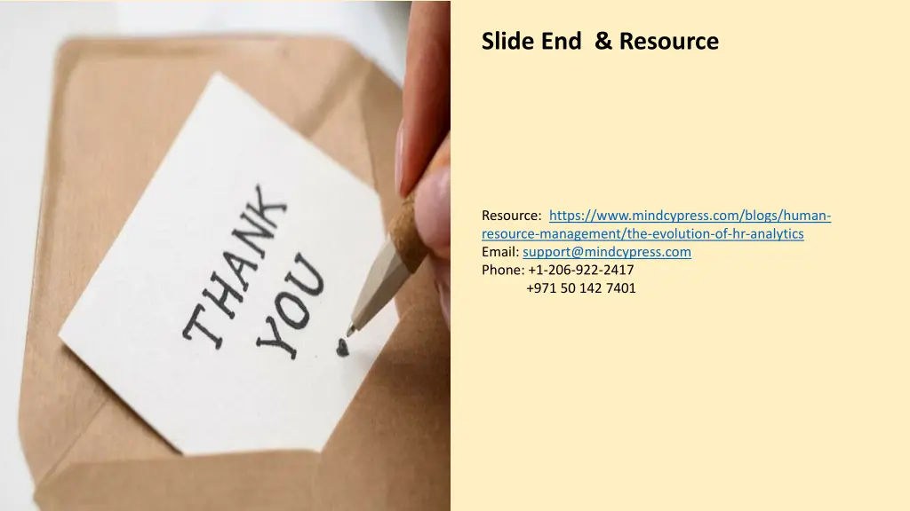 slide end resource