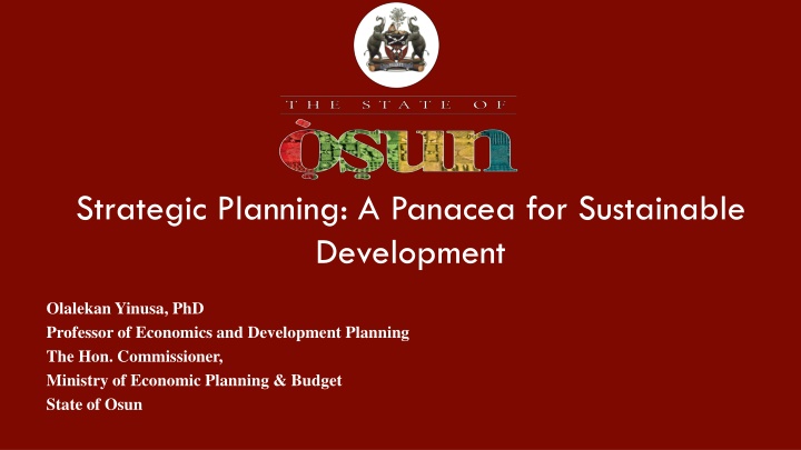 strategic planning a panacea for sustainable