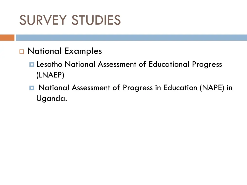 survey studies