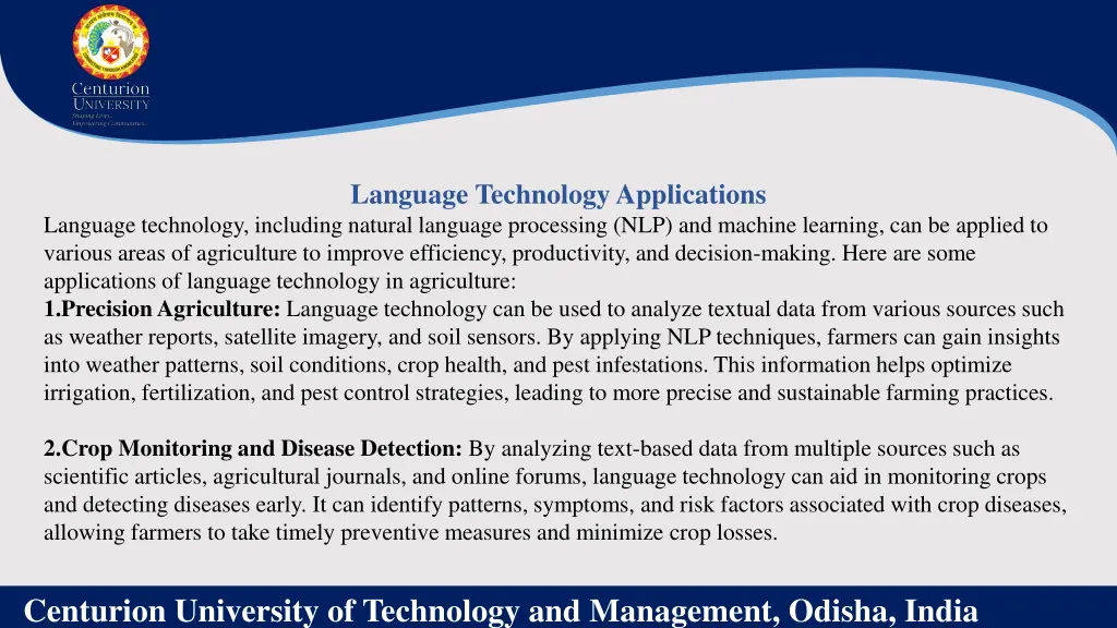 language technology applications